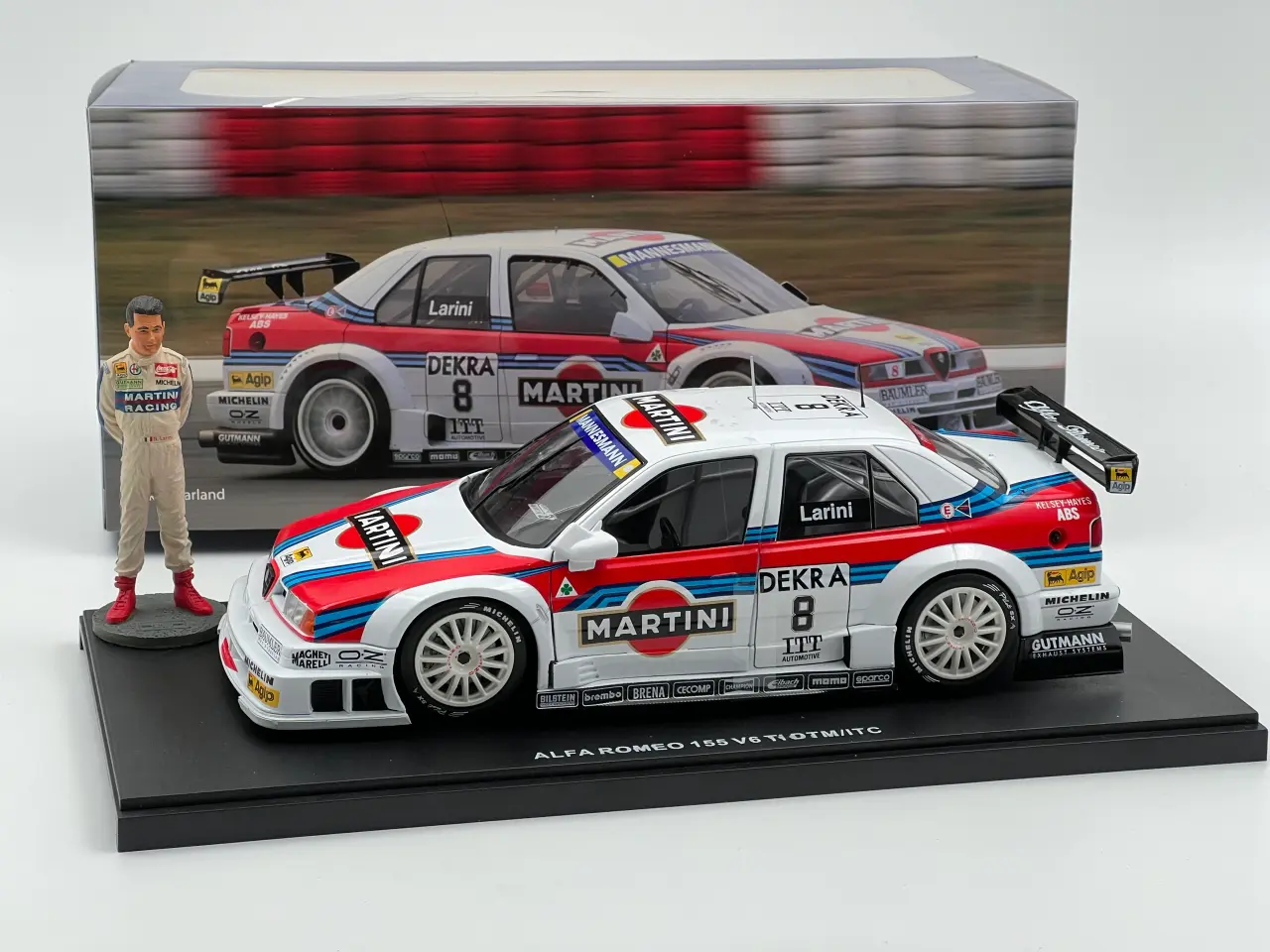 Billede 2 - 1995 Alfa Romeo 155 V6 Ti DTM #8 med figur 1:18