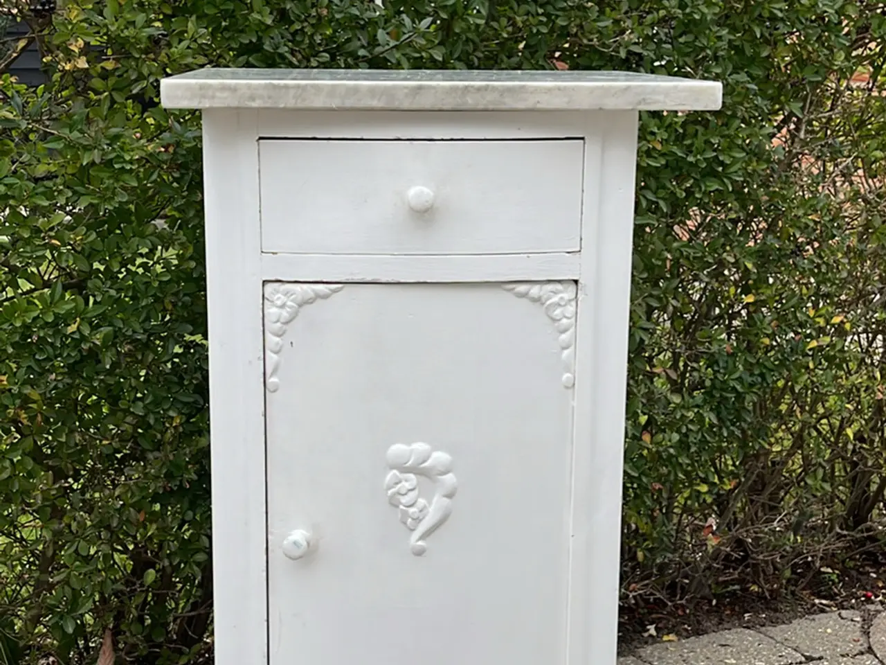 Billede 1 - Gammel toiletbord med marmor plade