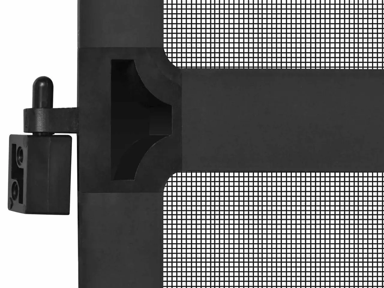 Billede 6 - Svingbart insektnet Anthracit og sort 100 x 215 cm
