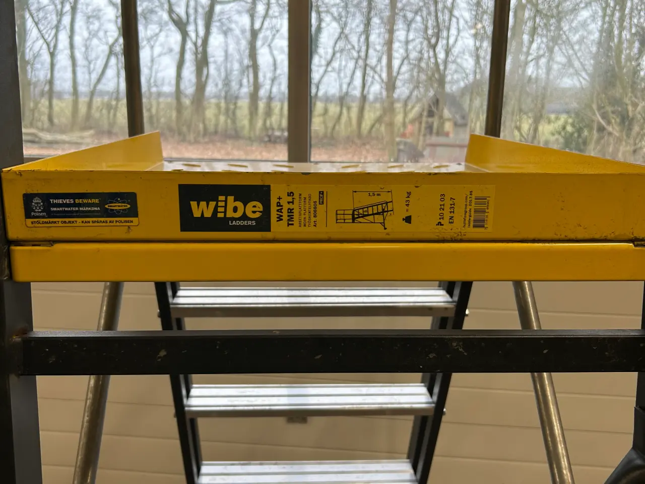 Billede 2 - Arbejdsplatform ,rulle stillads,stige