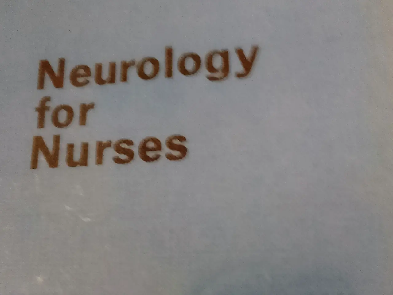 Billede 1 - Neurology for nurses.