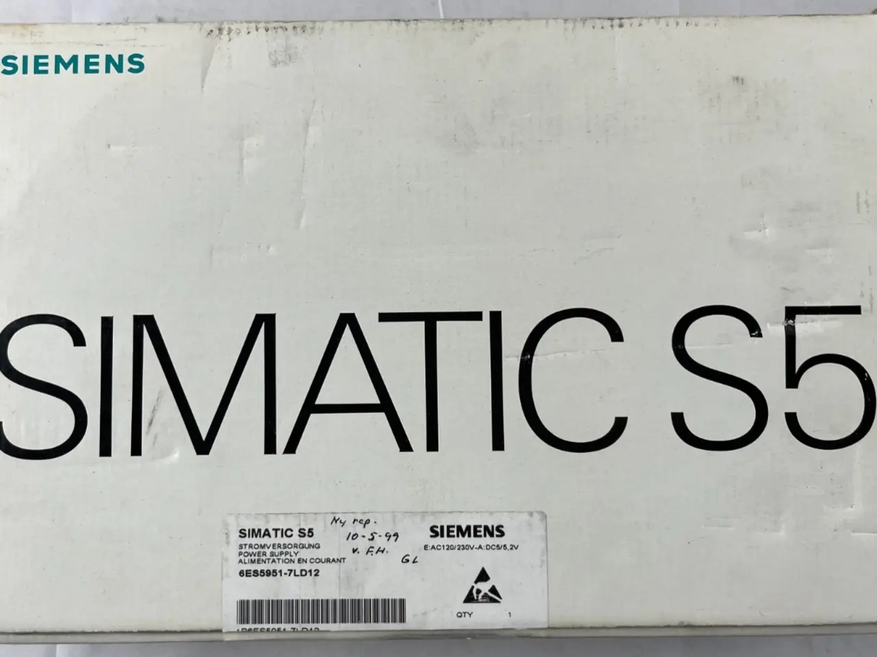 Billede 1 - Siemens SIMATIC S5 PS 951 strømforsyning 115/230 V