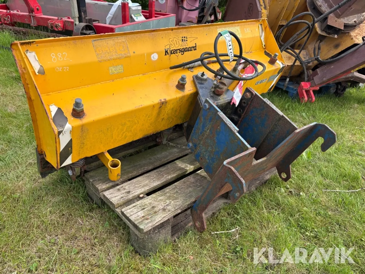 Billede 5 - Skrabeblad med hydraulisk sving SDK Kjærsgaard FS 1500 MK