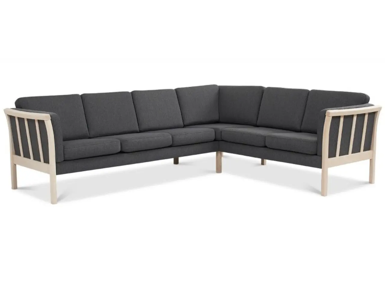 Billede 1 - Dragør vendbar tremmesofa hjørnesofa - Stof