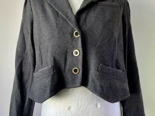 Marc by Marc Jacobs, grå kort jakke, str L