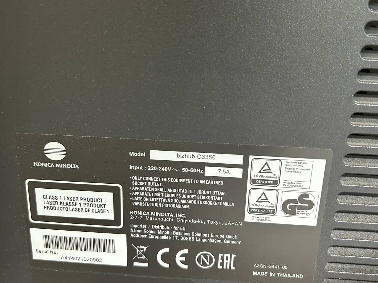 Billede 5 - Konica minolta Bizhub c3350 printer