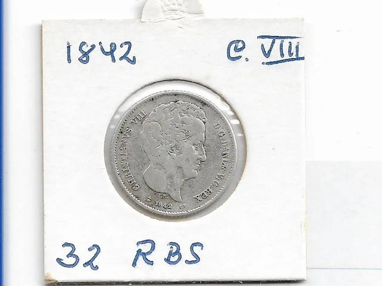 Billede 2 - 32  Rbs.  Chr.  VIII  1842  (Sieg 2016-950,.)