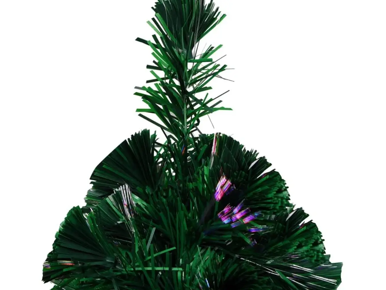 Billede 6 - Kunstigt juletræ med juletræsfod 120 cm fiberoptik