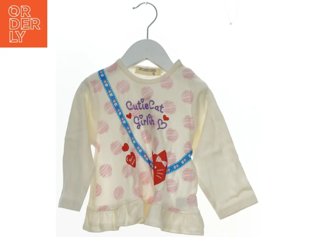 Billede 1 - （Ny)Børnebluse med kattemotiv fra Croissance Bebe (str. 92)