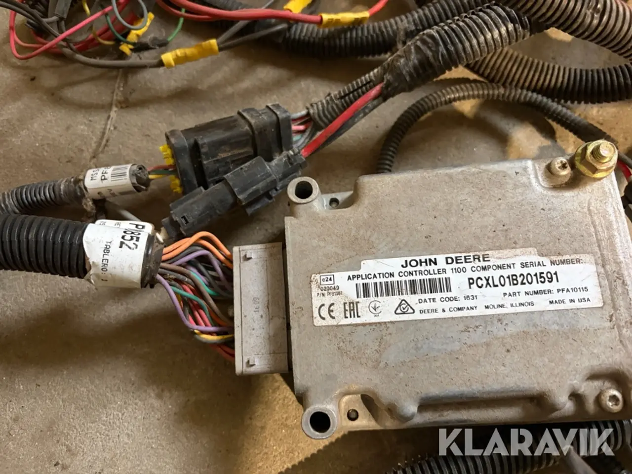 Billede 12 - Aktiv Redskabsstyring John Deere Application Controller 1100 med ventilblok