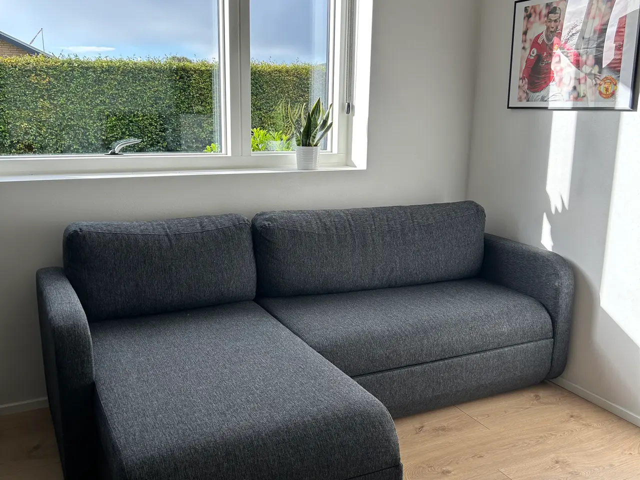 Billede 1 - Sovesofa med chaiselong (fra JYSK)