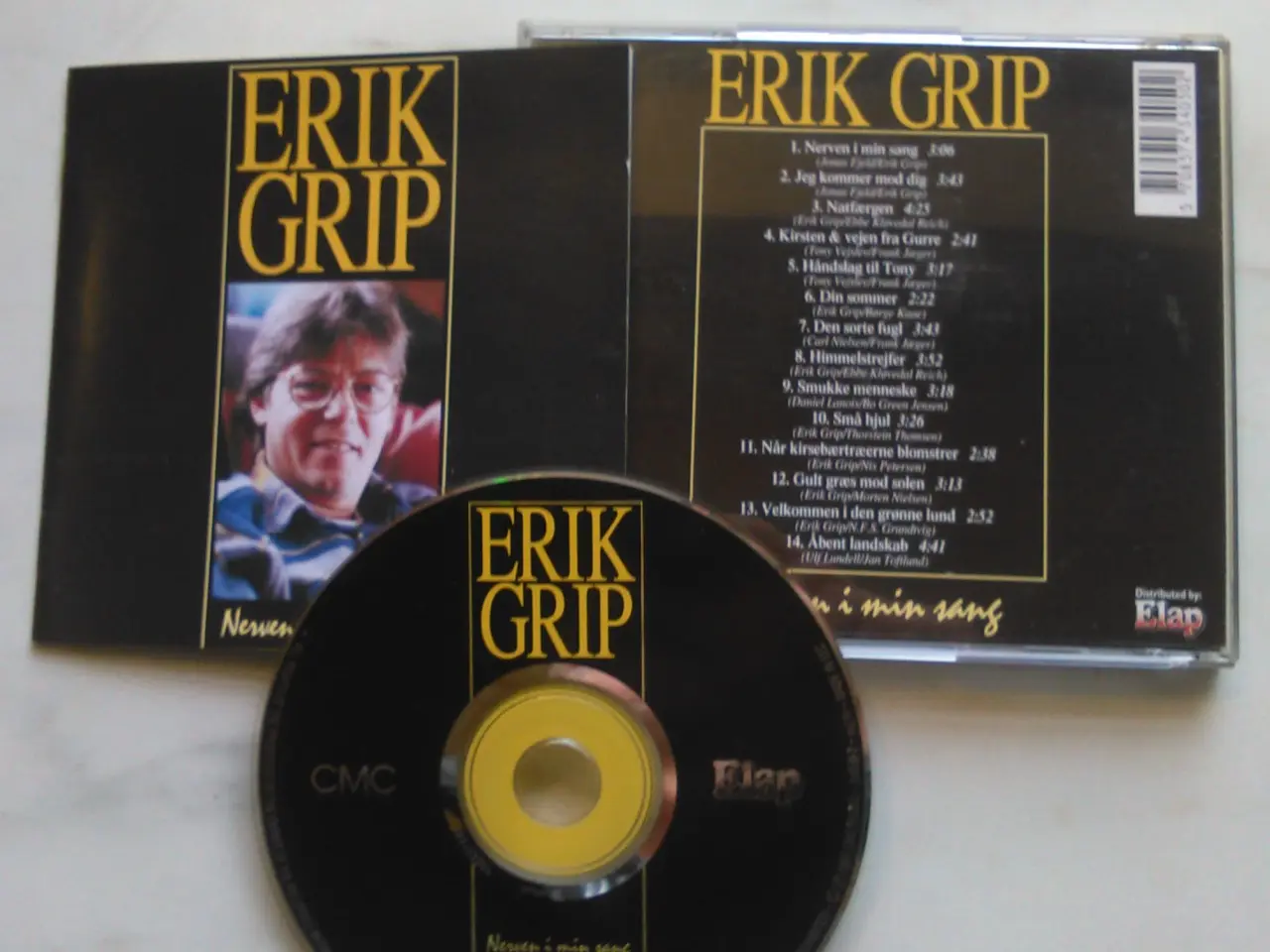 Billede 2 - ERIK GRIP: NERVEN I MIN SANG (1994
