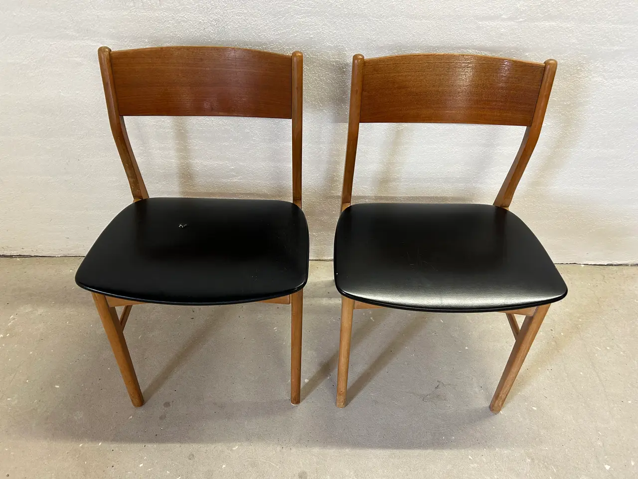 Billede 1 - 2 smukke danske retro-spisebordsstole fra Faldsled