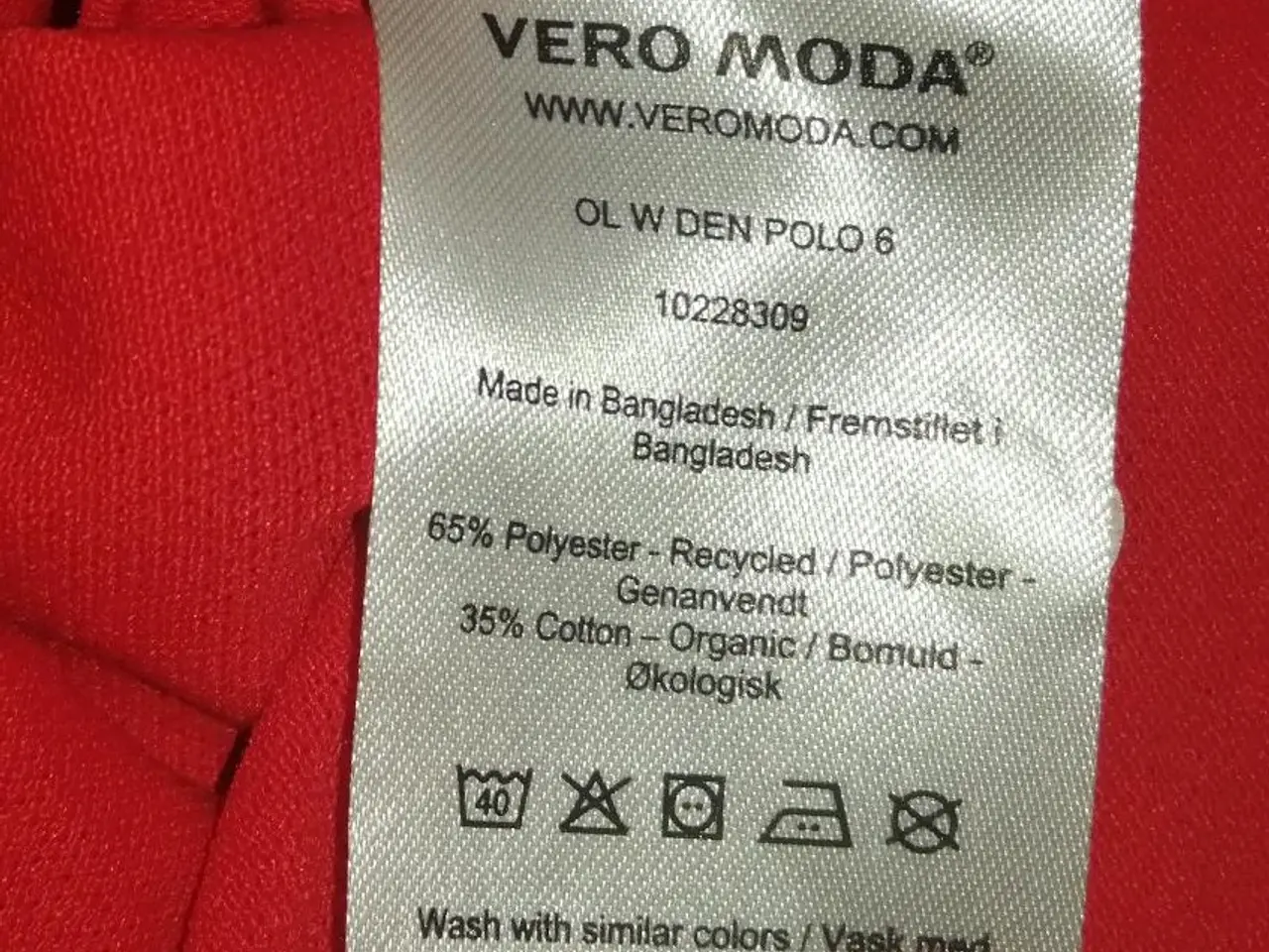 Billede 6 - NY OL 2020 VERO MODA TEAMWEAR POLO, STR. M