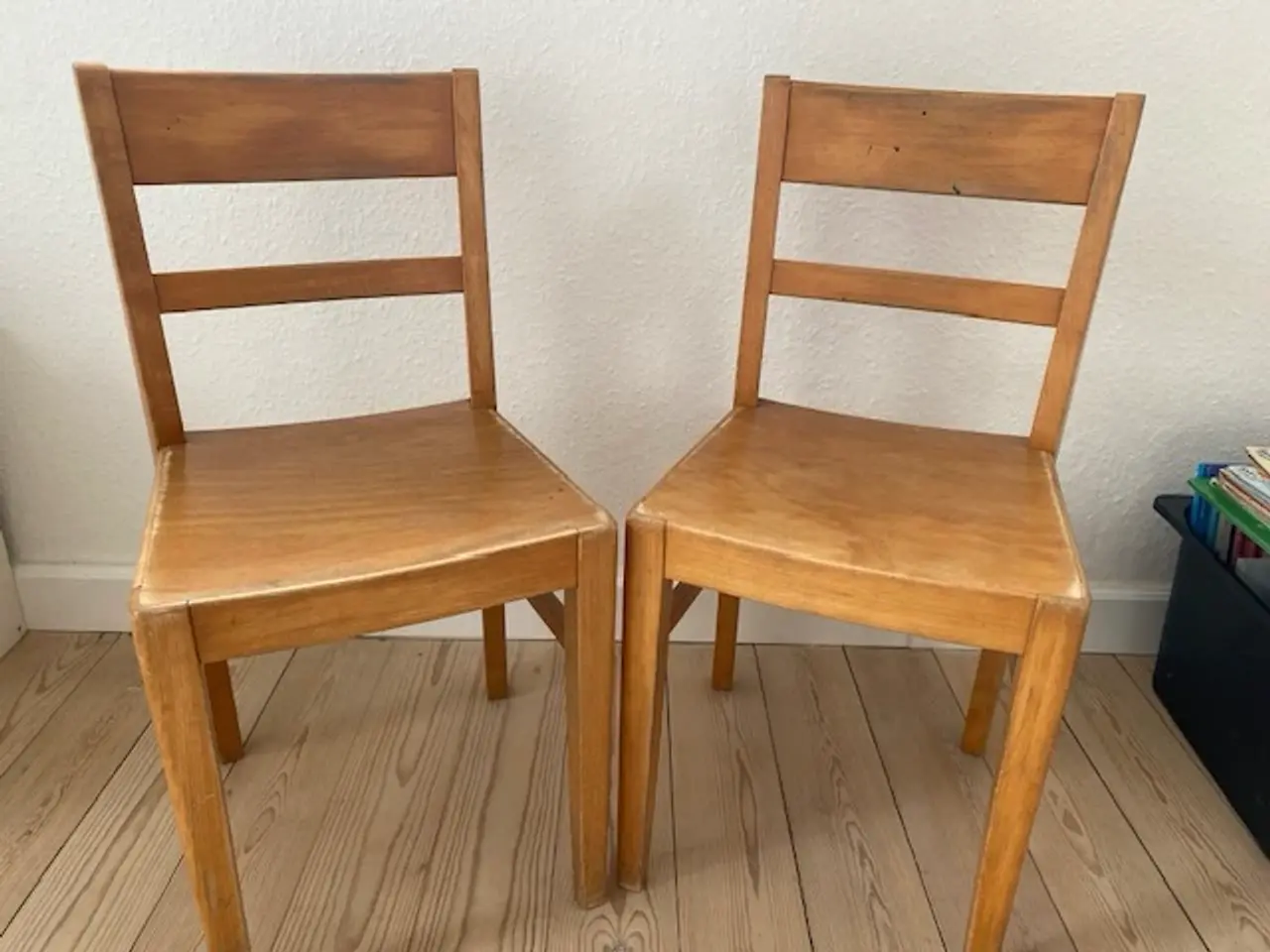 Billede 1 - Retro børnestole - 2 stk.