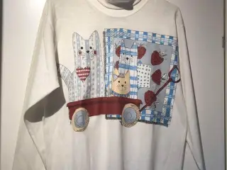 Bluser med motiv Str. S - NYE