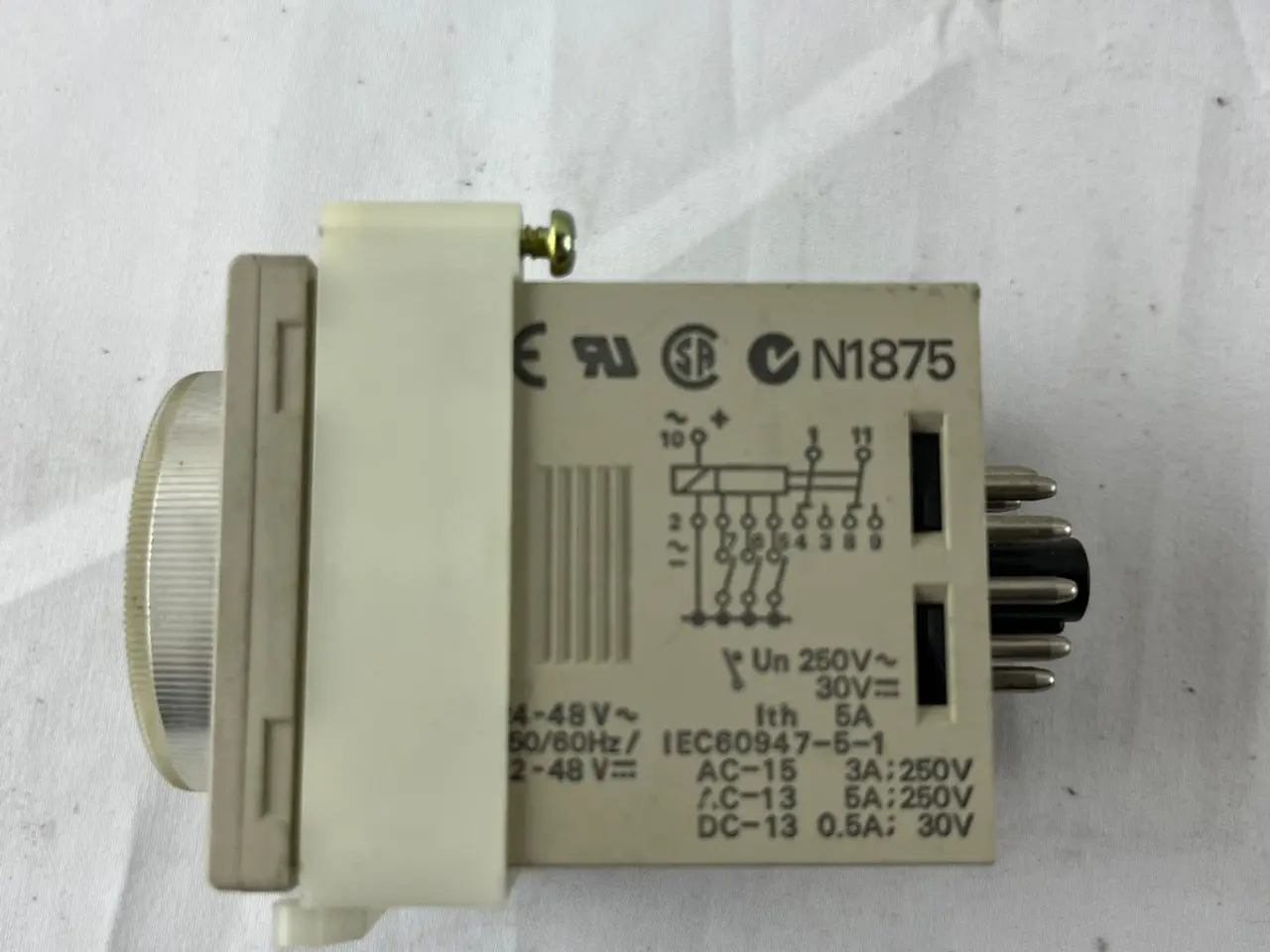 Billede 6 - Omron H3CR-A Timer relæ 24-48VAC/12-48VDC 0-3min