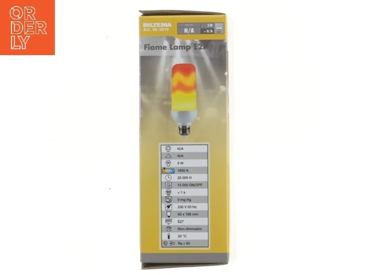 Billede 2 - Flamme LED-pære E27 fra Biltema