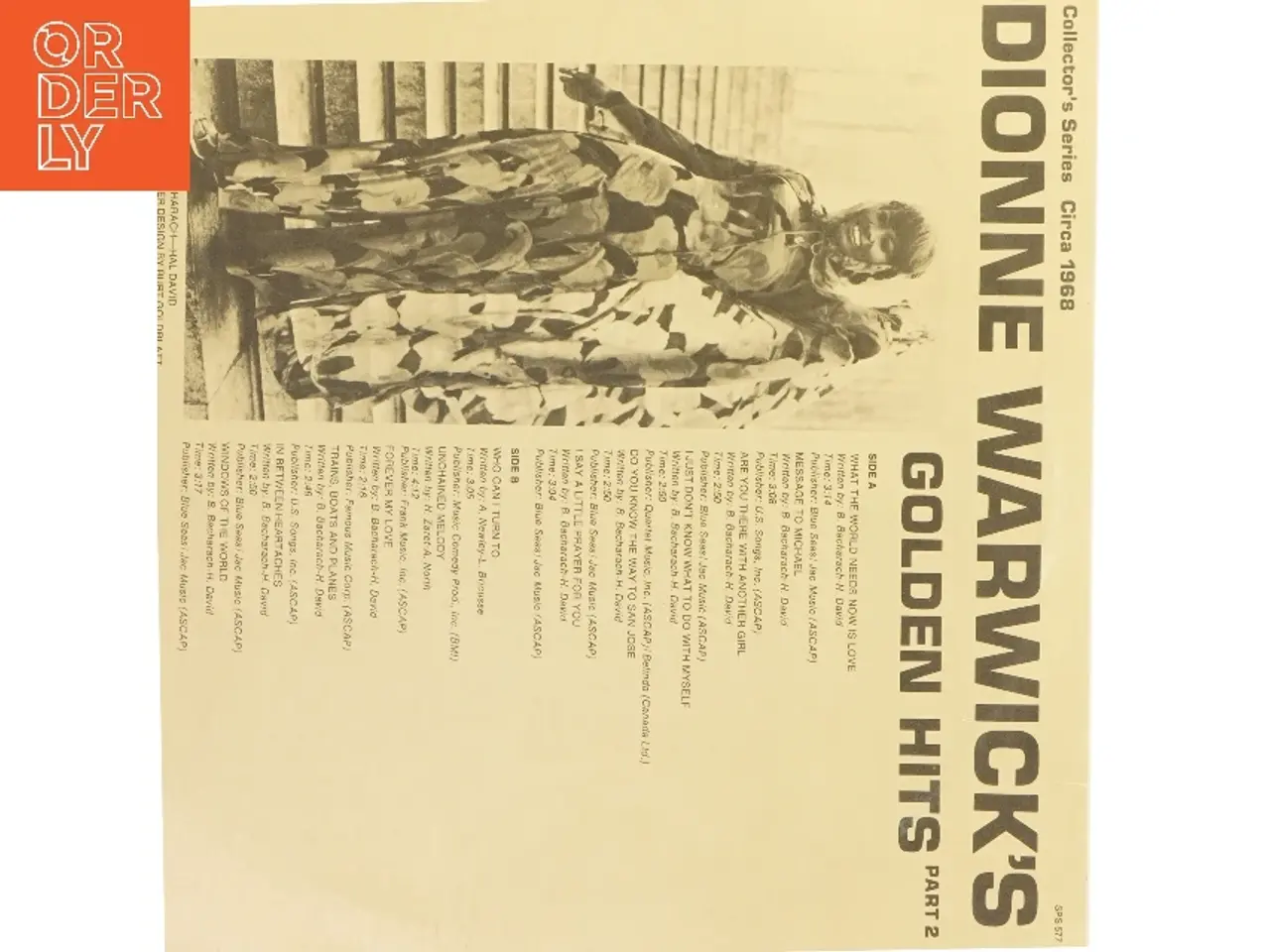 Billede 3 - Dionne Warwick's Golden Hits Part 2 LP