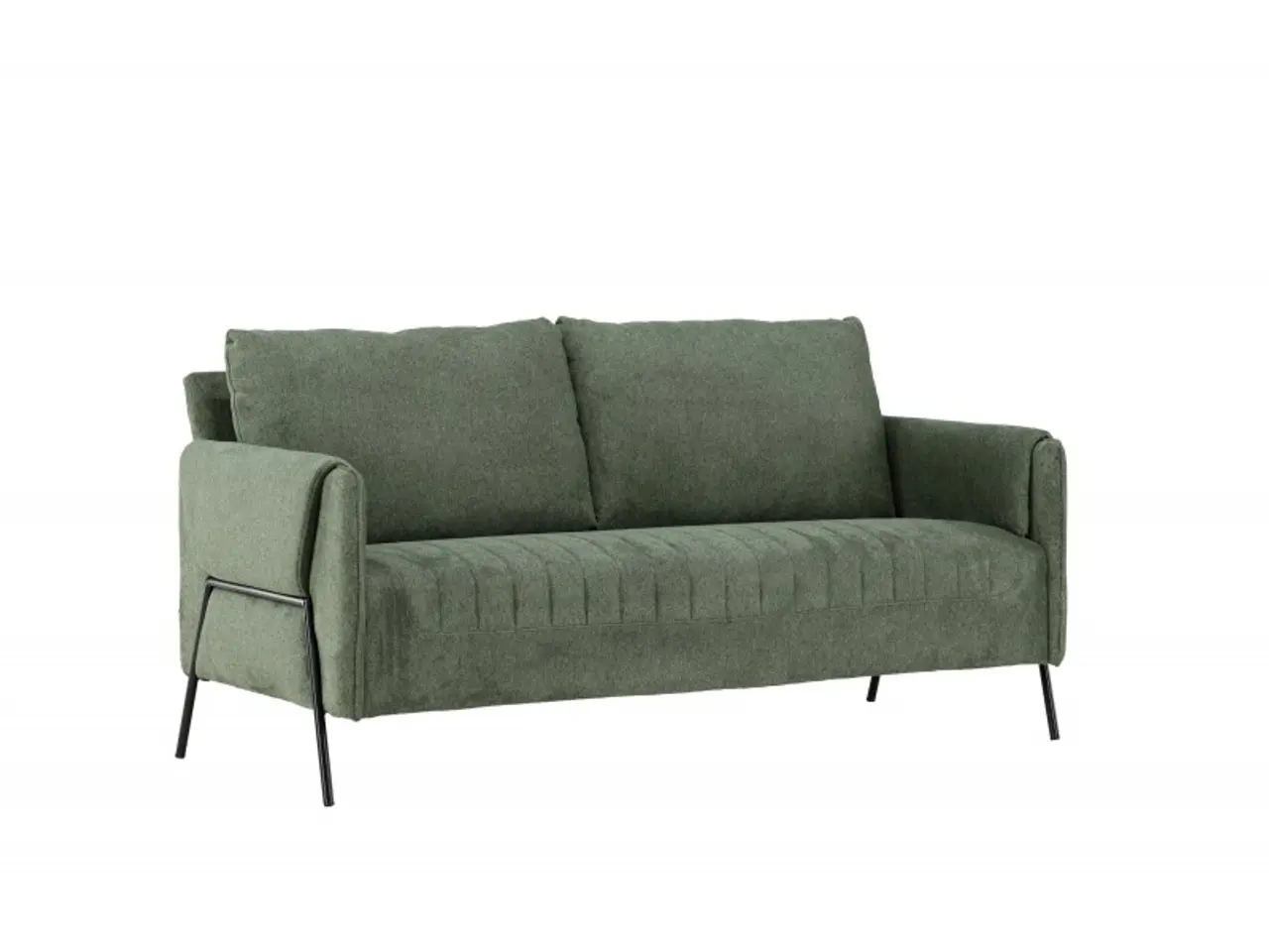 Billede 3 - Indigo 2 personers Sofa - Sort og Grøn