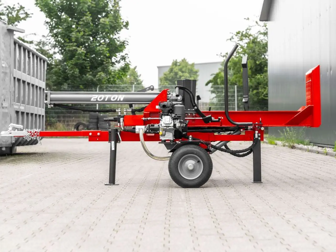 Billede 19 - WoodMaster CWM20B – 20 ton benzin brændekløver (lodret)