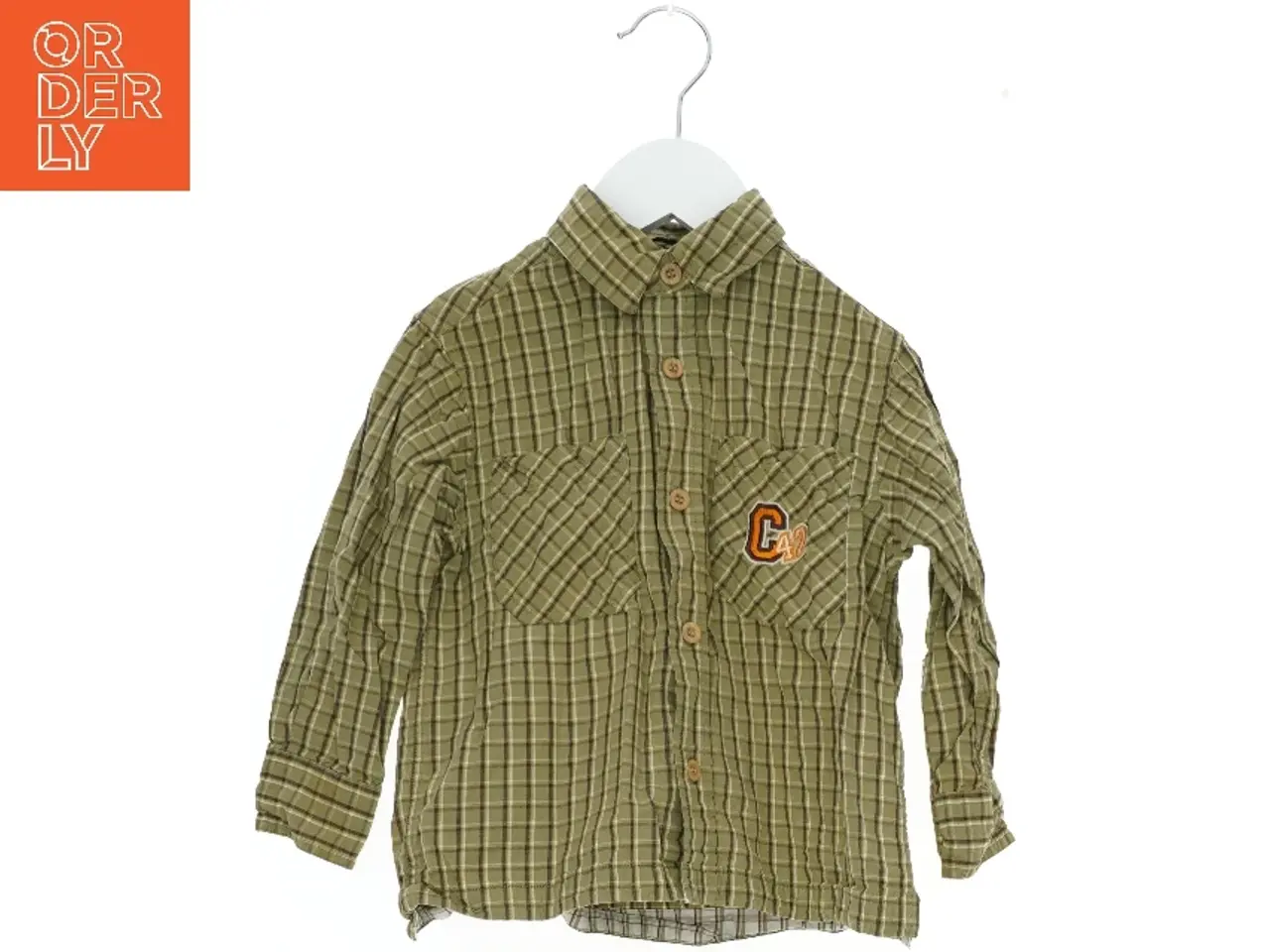 Billede 1 - Grøn ternet skjorte til børn fra H&M (str. 98)