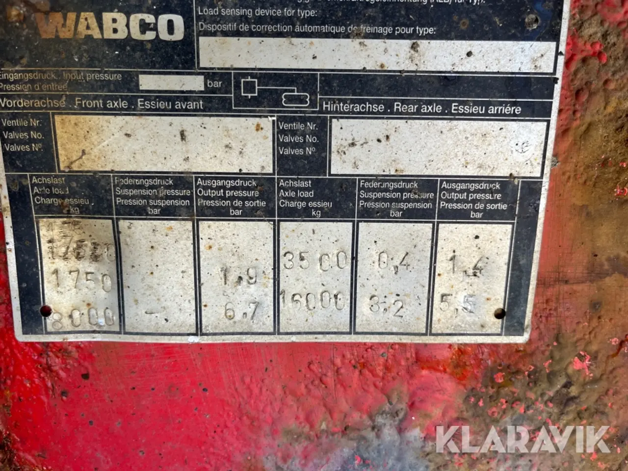 Billede 7 - Overførselsanhænger Wabco 3-akslet