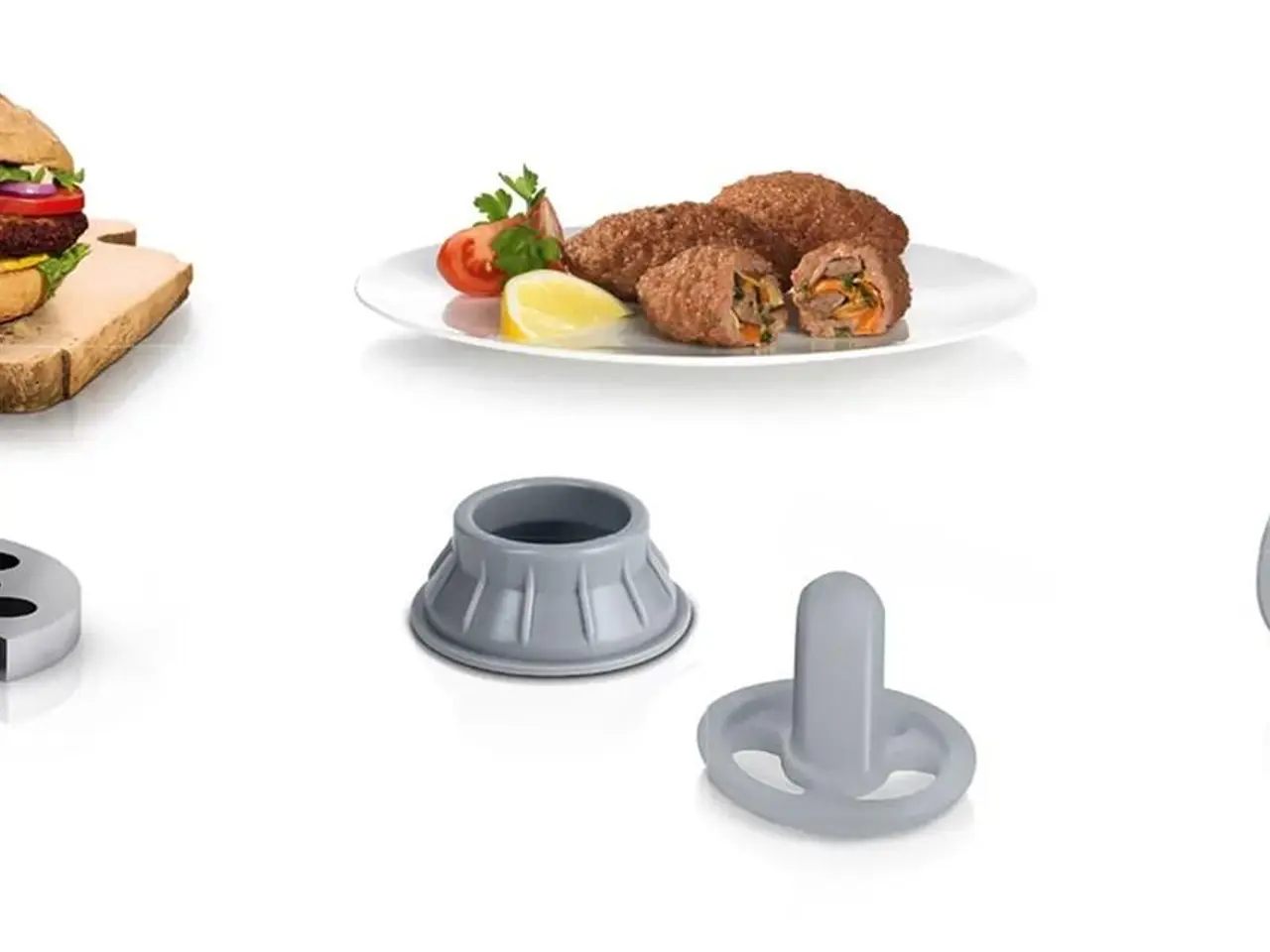 Billede 3 - Kødhakker Bosch MFW2520W 1500 W - hvid/rustfrit stål