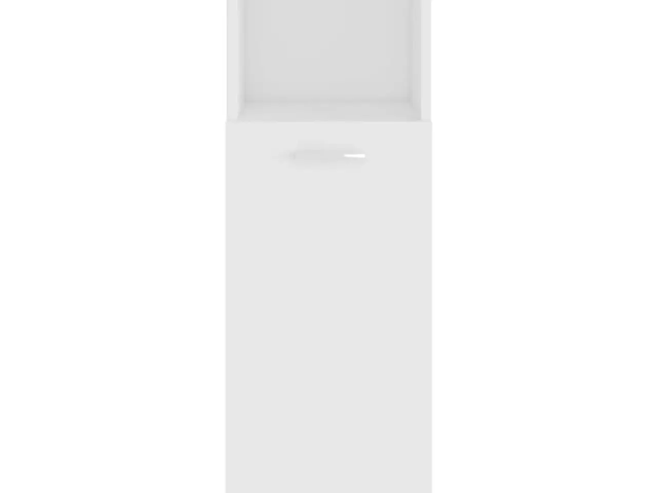 Billede 6 - Badeværelsesskab 30×30×95 cm - konstrueret træ, hvid