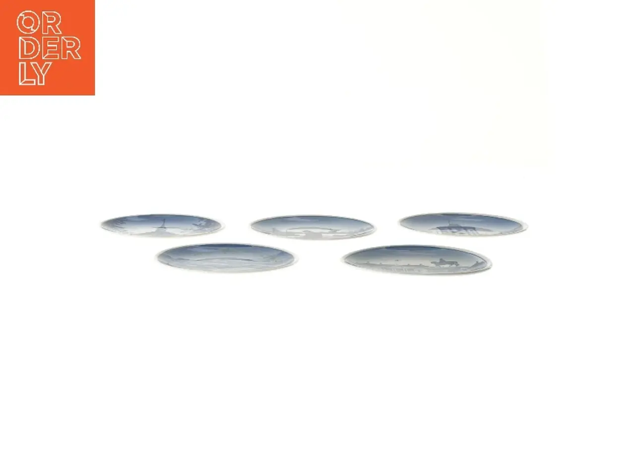 Billede 2 - Blå porcelænsplatter