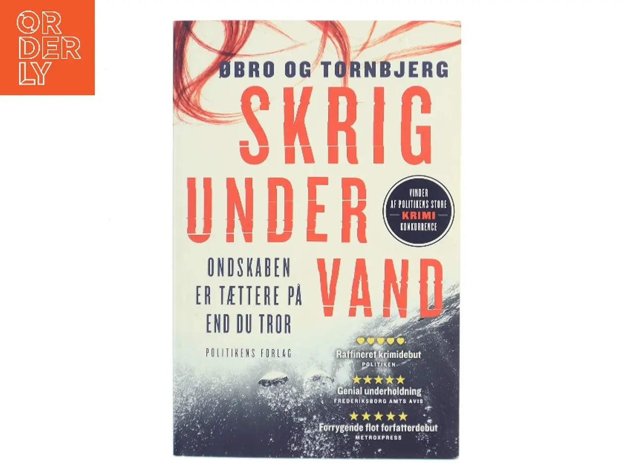 Billede 1 - Skrig under vand af Jeanette Øbro Gerlow (Bog)