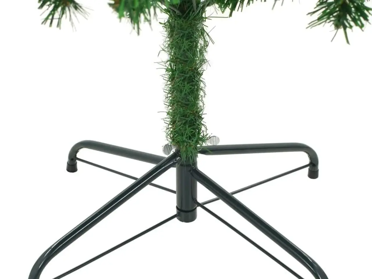 Billede 4 - Kunstigt juletræ med juletræsfod 210 cm 910 grene