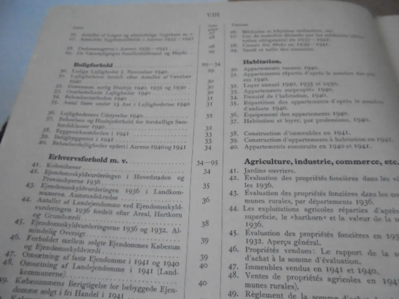 Billede 2 - Statistisk Aarbog for Danmark – 1942 – fin stand