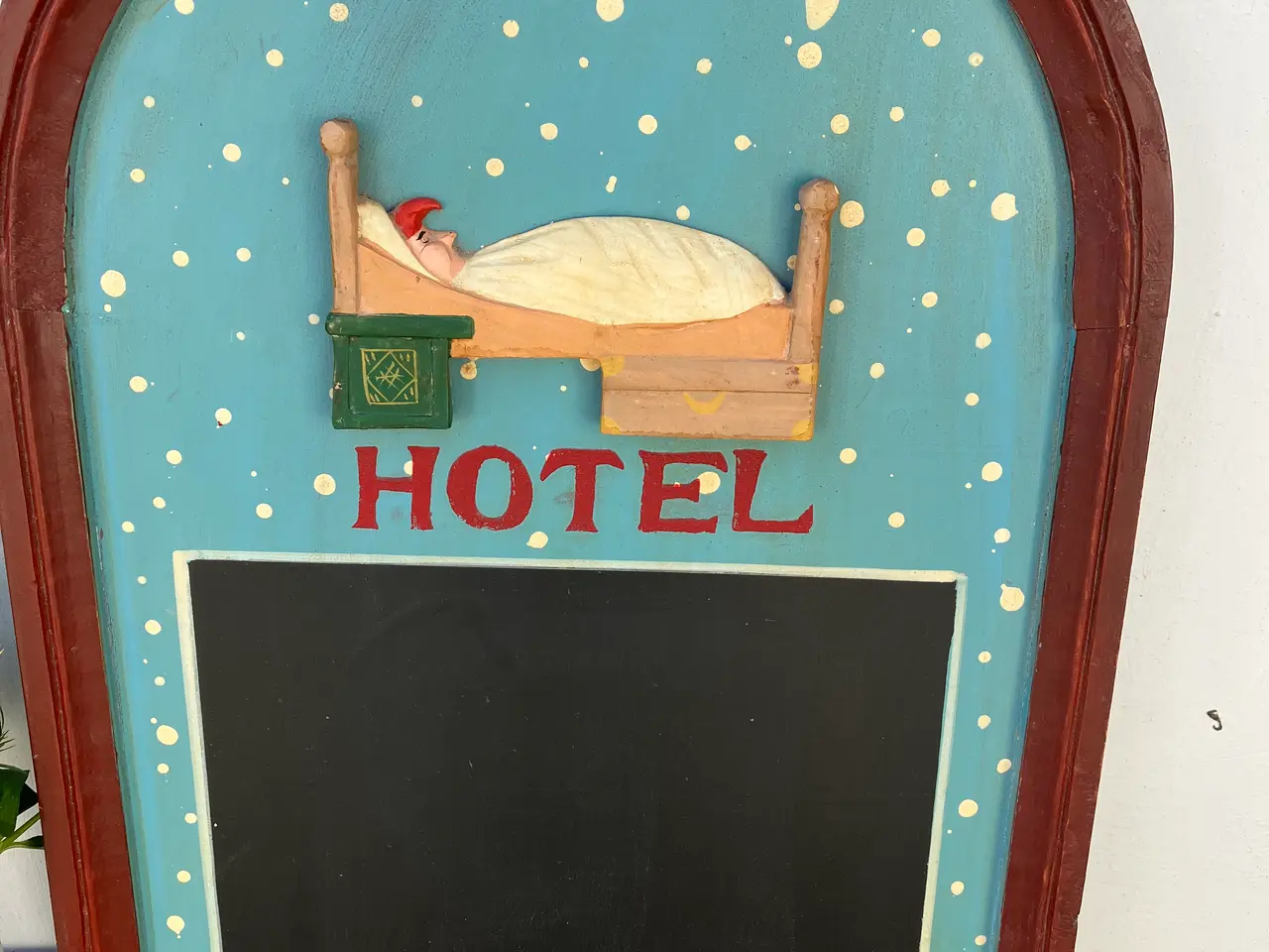 Billede 2 - Charmerende Retro Hotelskilt med tavle