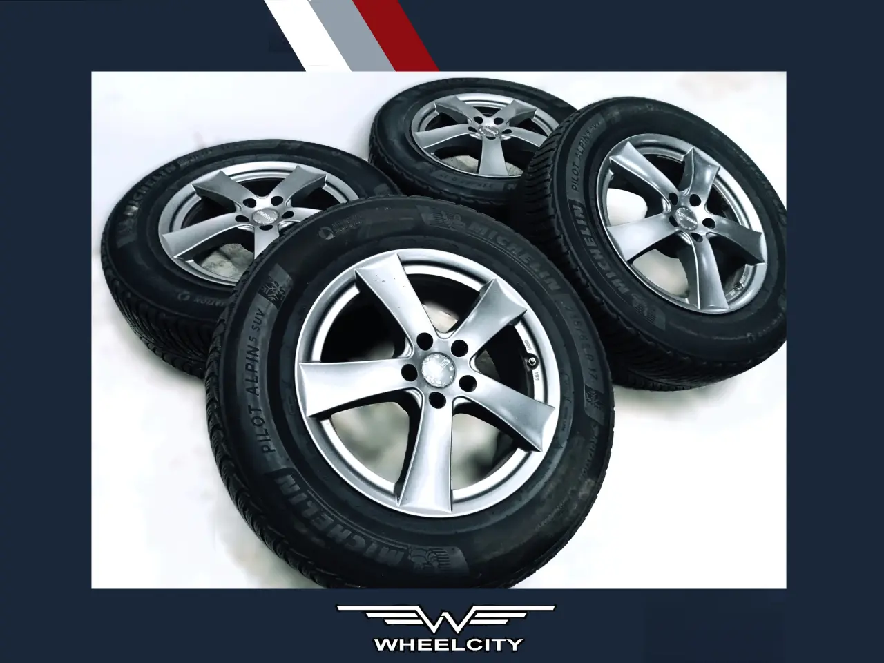 Billede 1 - 5x108 17" ET48 nav 63,4ø Dezent vintersæt TPMS