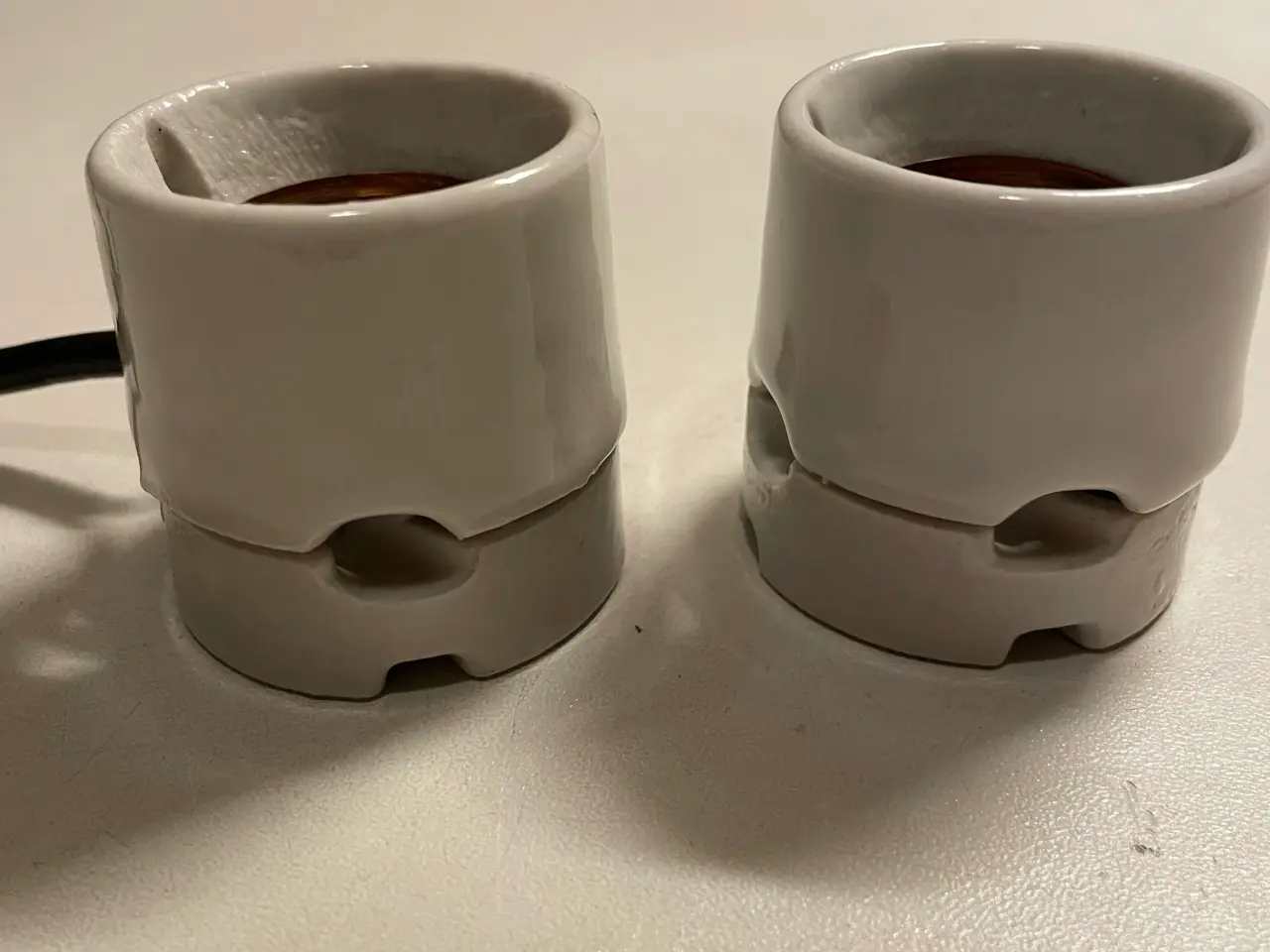 Billede 1 -  2 Porcelæn fatninger