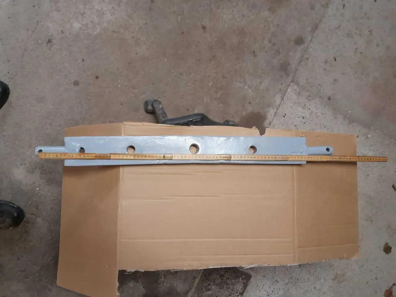 Billede 1 - Trækbom 28 mm,tapper længe 84 cm