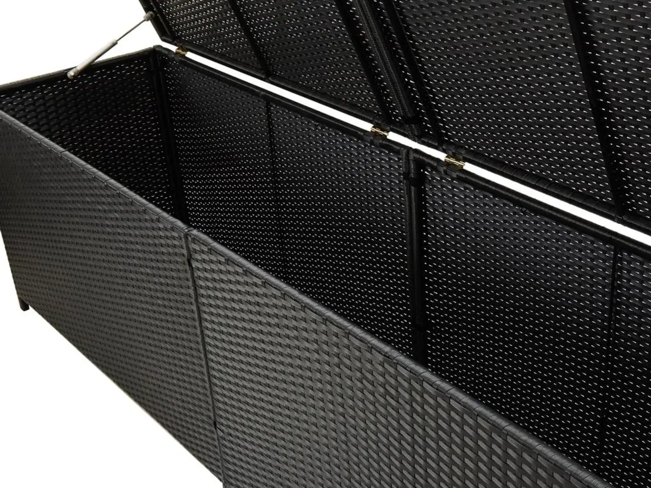 Billede 7 - Opbevaringskasse til haven 200x50x60 polyrattan sort