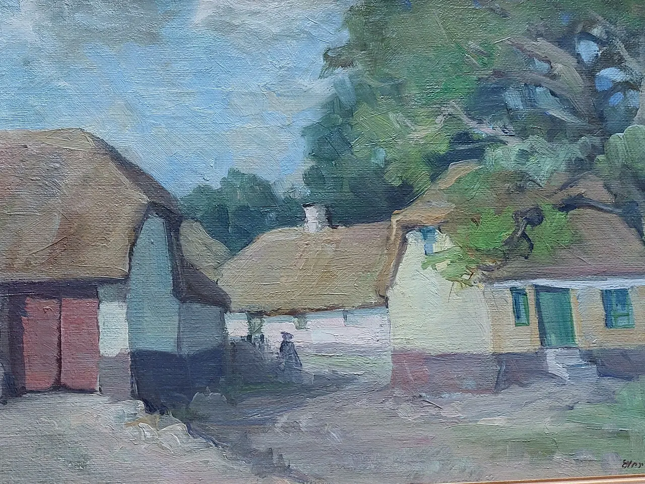 Billede 2 - EILER LØNDAL - ( 1887 - 1971 ) - oliemaleri