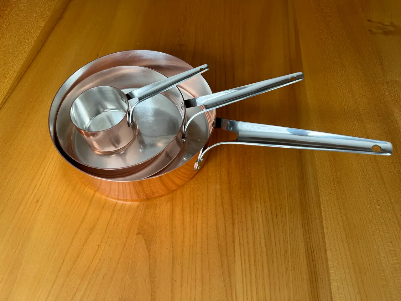 Billede 1 - Georg Jensen kobbergryde og pande sæt