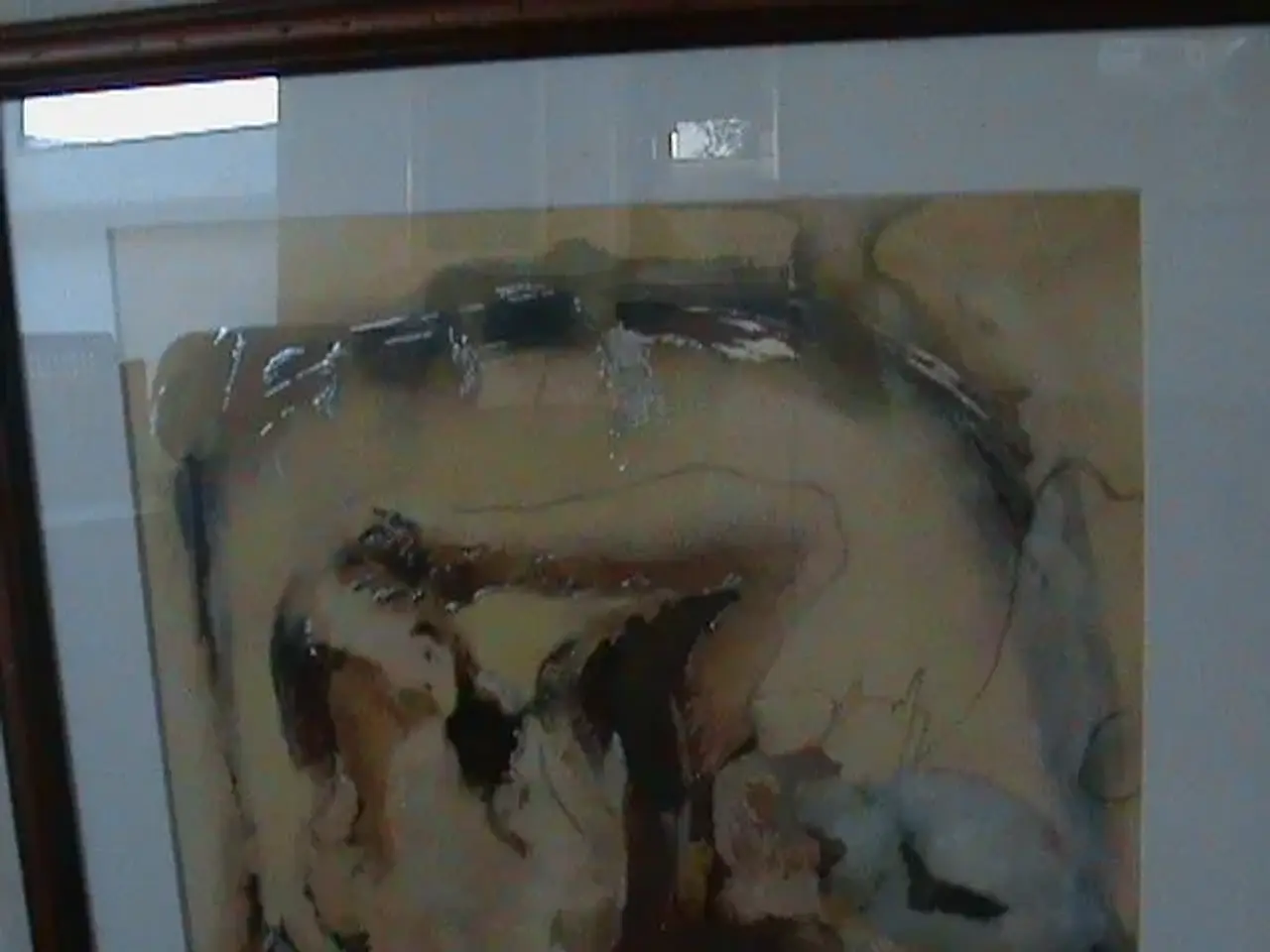 Billede 3 - Kunst tryk i pæn træ ramme