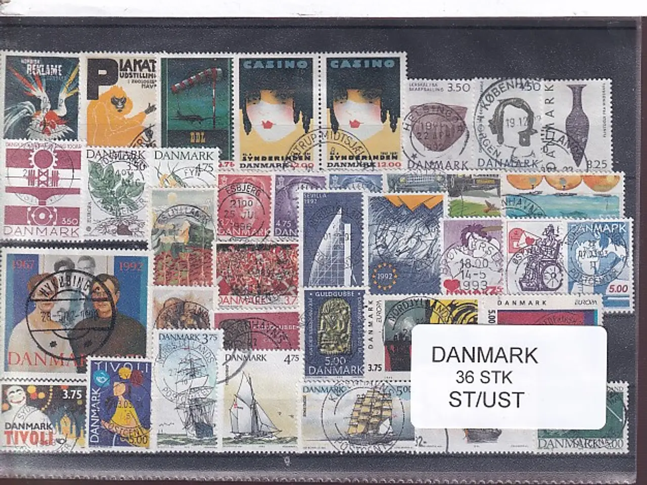 Billede 1 - Danmark Samling - 36 Stk. Stemplet/Ustemplet