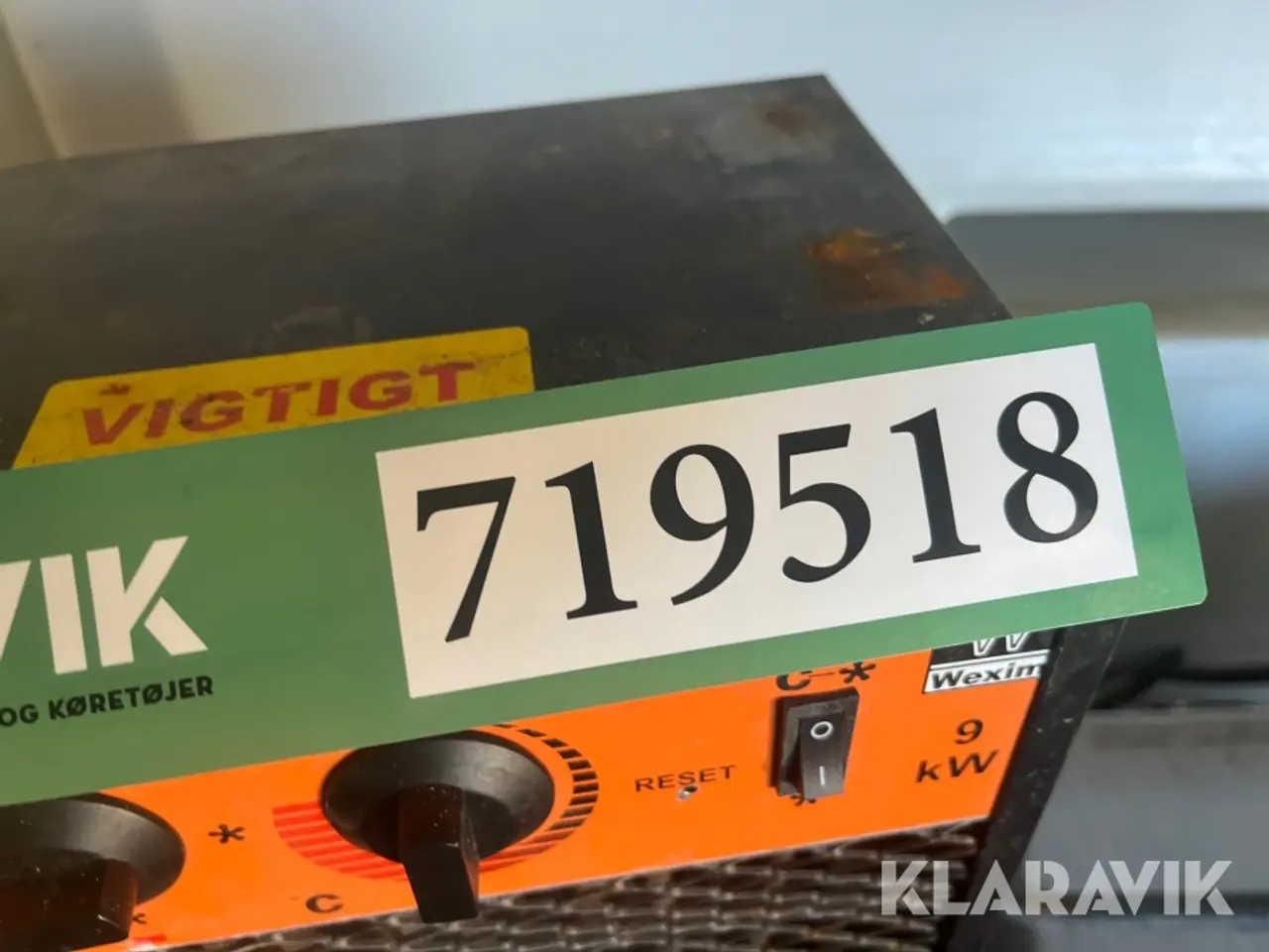 Billede 11 - Varmeblæsere Wexim 9kw 7 styk