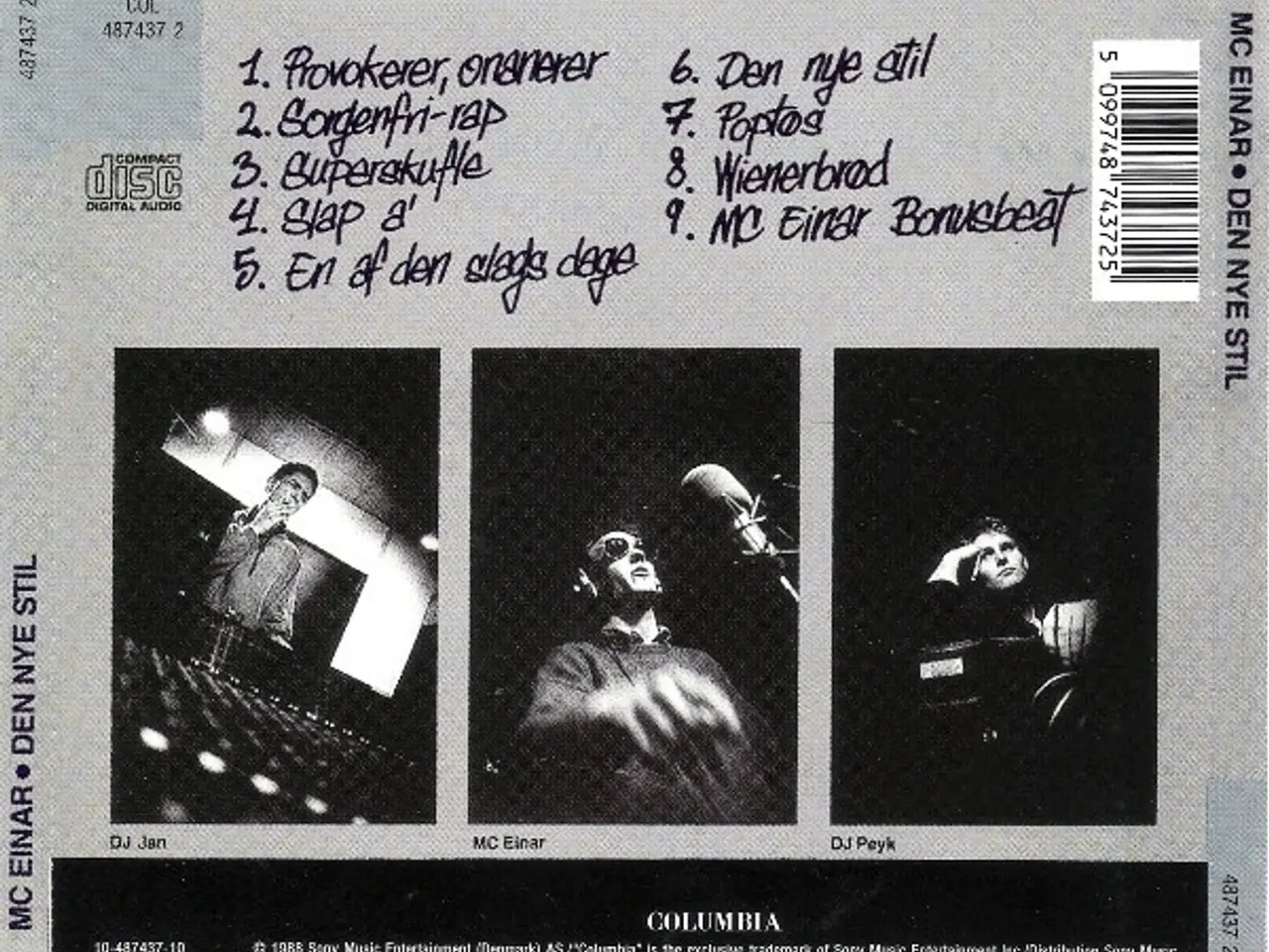 Billede 2 - MC Einar – Den Nye Stil – CD