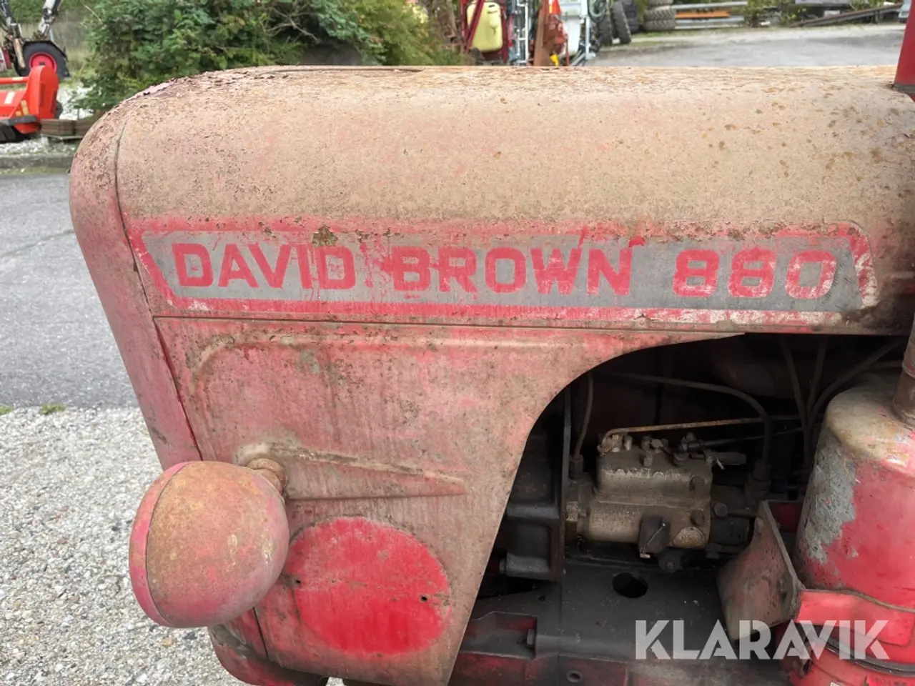 Billede 9 - Traktor David Brown 880/C 4 Cylindret.