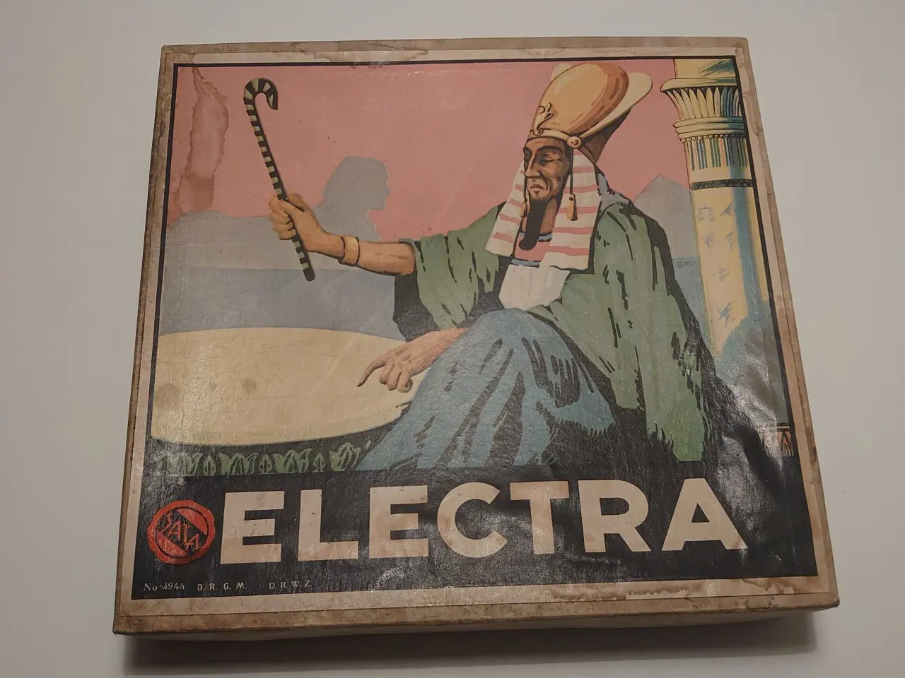 Billede 1 - Antikt quiz/elspil "Electra" Tysk fra ca. 1850.