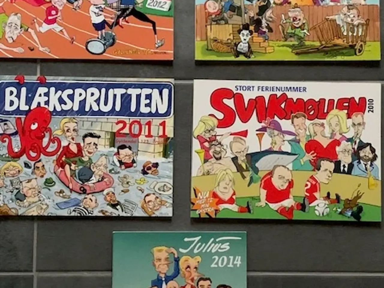 Billede 1 - Svikmøllen / Blæksprutten / Julius - Ialt 60 kr.