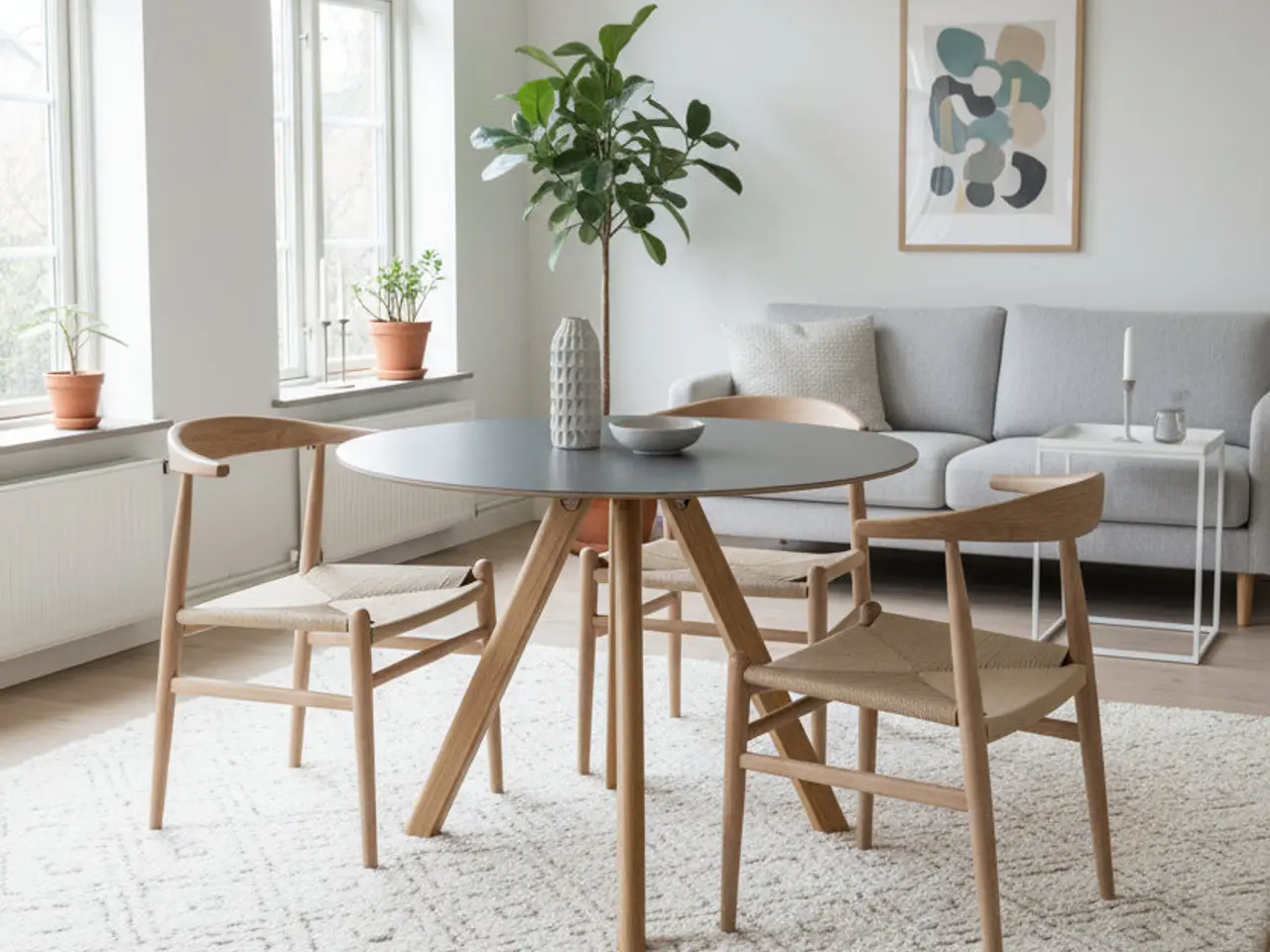 Billede 2 - HAY CPH 20 Bord – Grå Ø90 cm