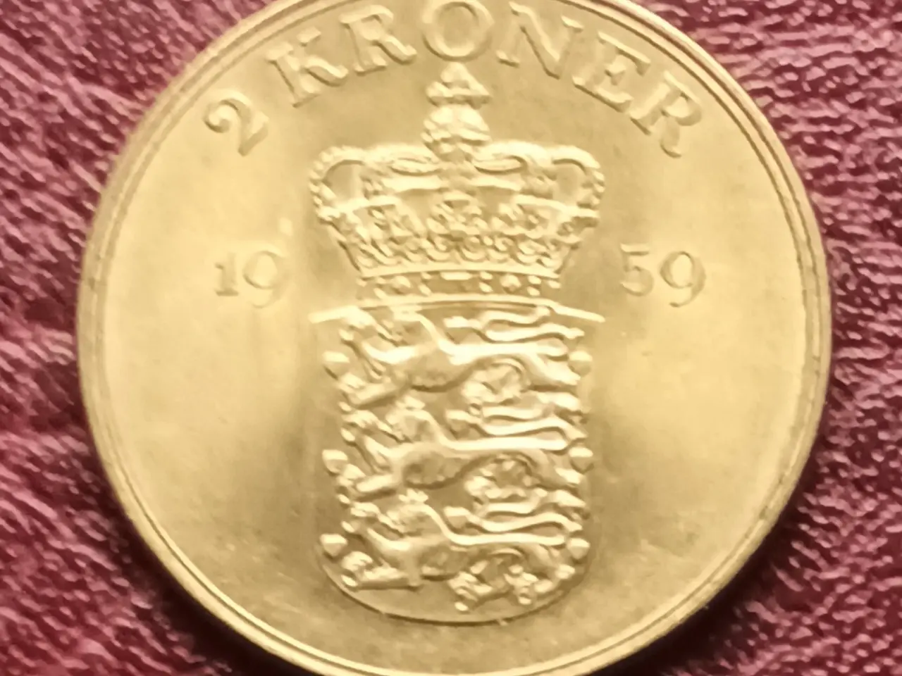 Billede 2 - 2 Kr 1959 i flot kvalitet.
