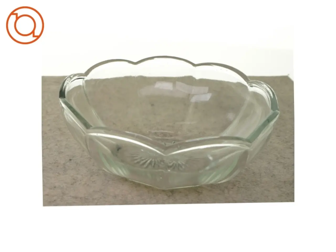 Billede 1 - Glas skål (str. 20 x 7 cm)